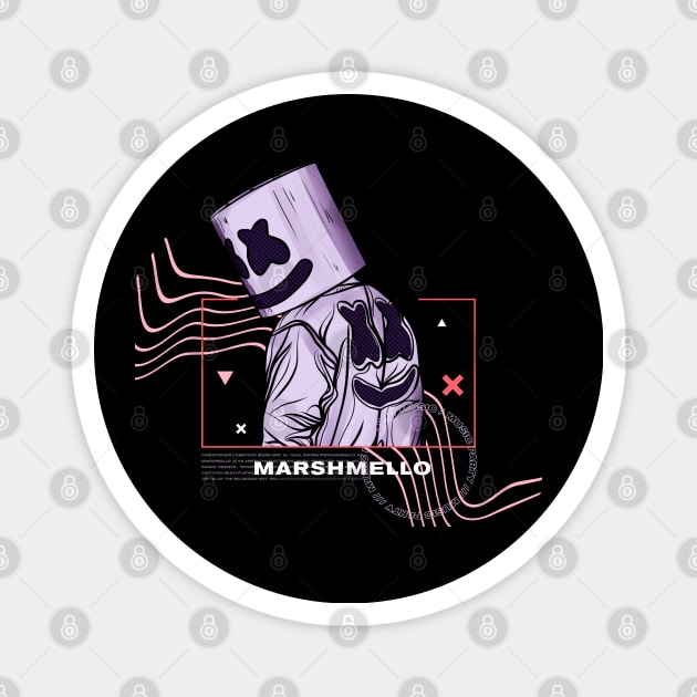 Marshmello Modern Party Magnet by DenielHast